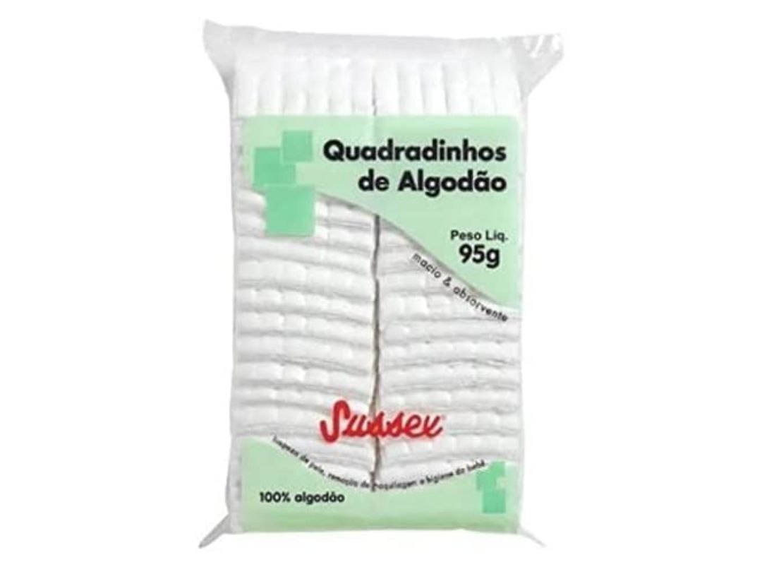 SUSSEX Algodão.Hidrof.Quadradinho 95G