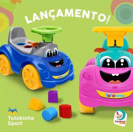 Totokinha Velotrol Triciclo Motoca Andador Infantil. - Cardoso Toys