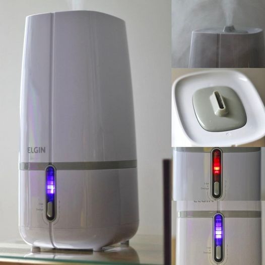 Umidificador de Ar Digital, Branco, 2L, 18 Watts, Bivolt, Elgin