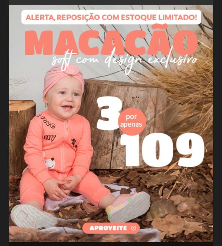 3 Macacão Soft no precinho!!