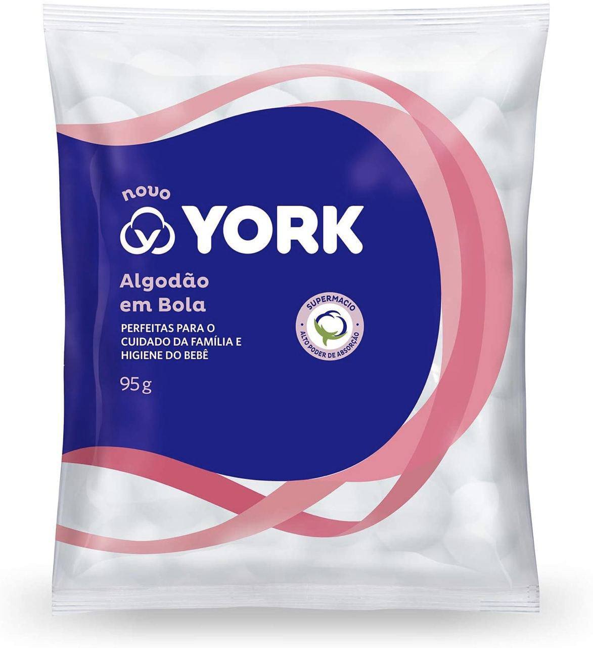 Algodão em Bolas York 95g, York