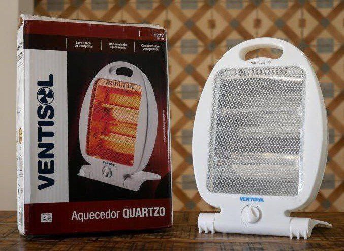 Aquecedor Doméstico Quartzo, Branco, Ventisol