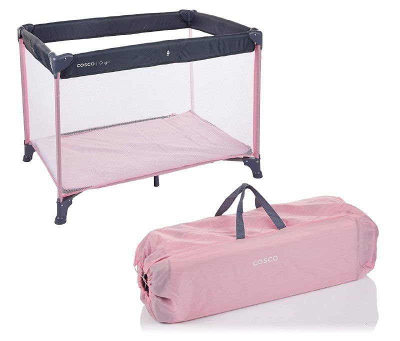 Berço Portátil Origin Cosco Rosa