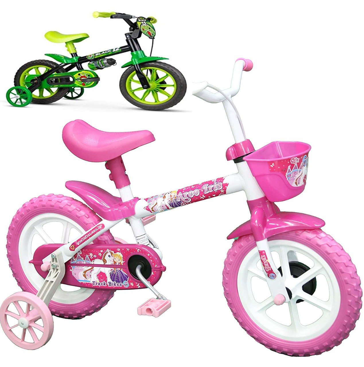 Bicicleta Track & Bikes Aro 12 Arco Iris
