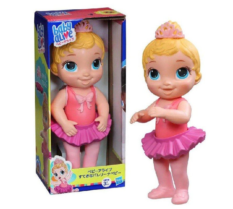 Boneca Baby Alive Doce Bailarina Loira 26,5 cm, com Acessórios de Balé - Hasbro
