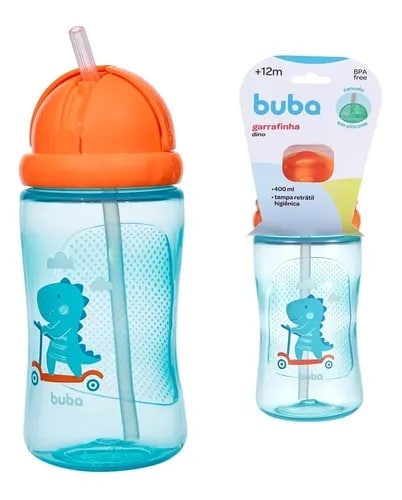 BUBA Garrafinha dino patinete, Multicolorido