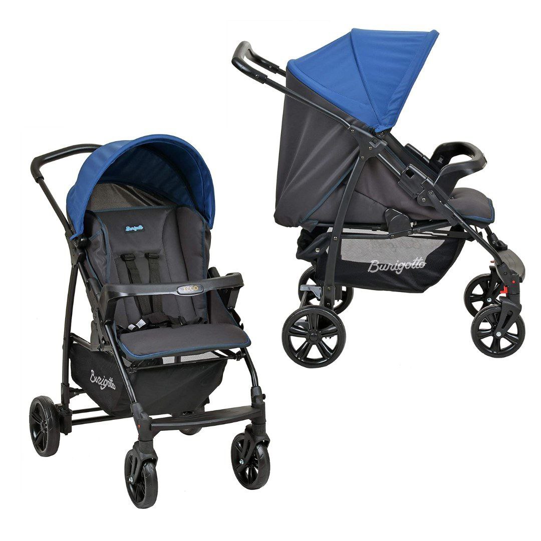 Burigotto Ecco Carrinho de Bebê, Azul, Até 15 kg
