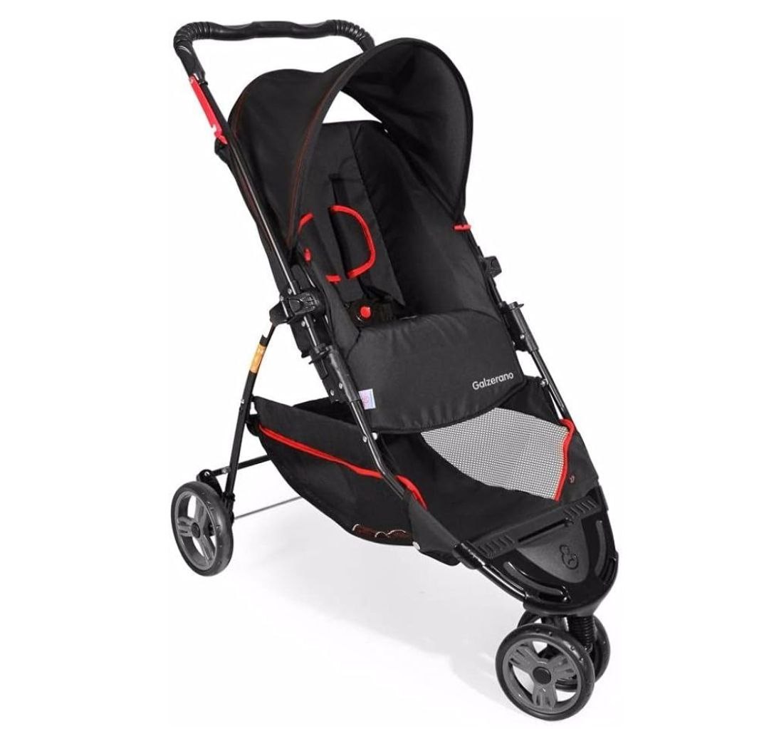 Carrinho Tivoli Preto Vermelho, Galzerano, Vermelho