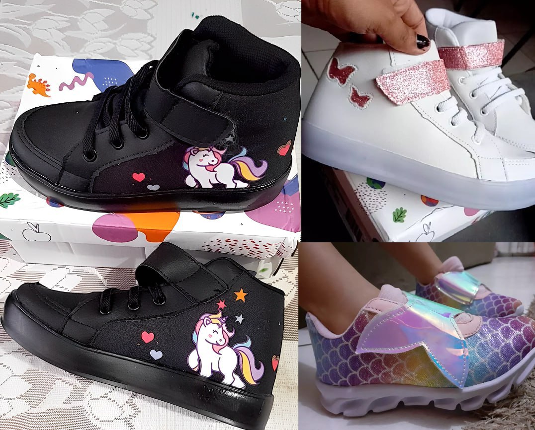 Chegou a vez das Princesas👧🏰 é de LED 🤩 Tam. 21 ao 34 👟