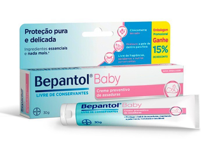 Creme Preventivo de Assaduras Bepantol Baby 30g