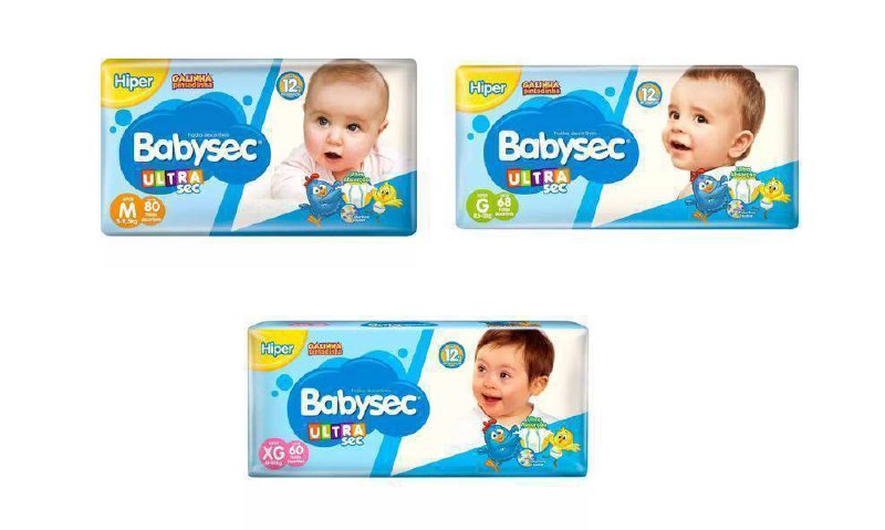 Fralda Babysec UltraSec Galinha Pintadinha