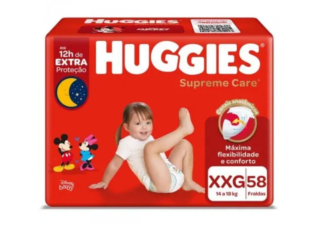 Fralda Huggies Supreme Care