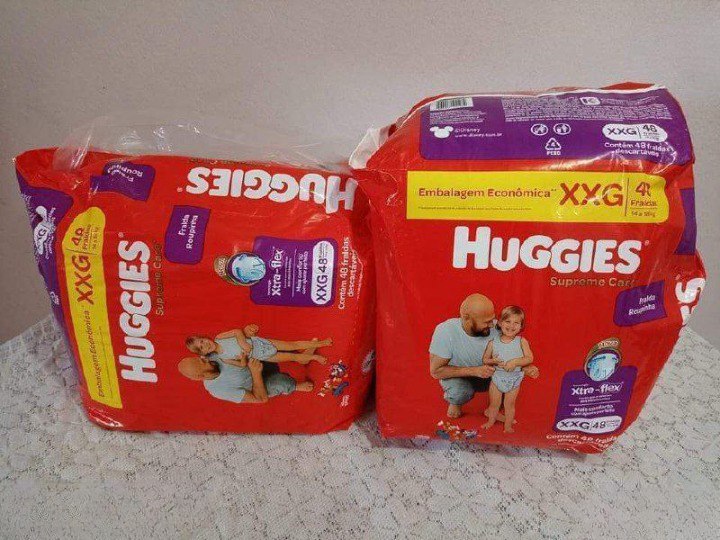 Fralda Huggies Supreme Care Roupinha