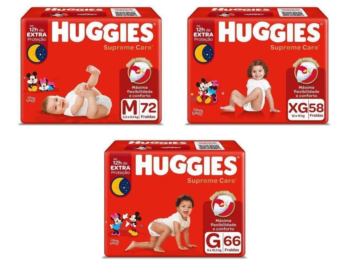 Fralda Huggies Supreme Care