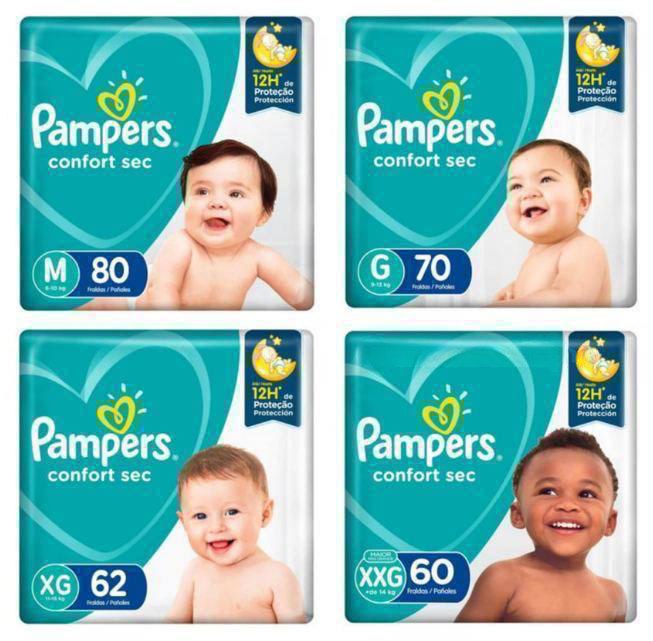 Fralda Pampers Confort Sec