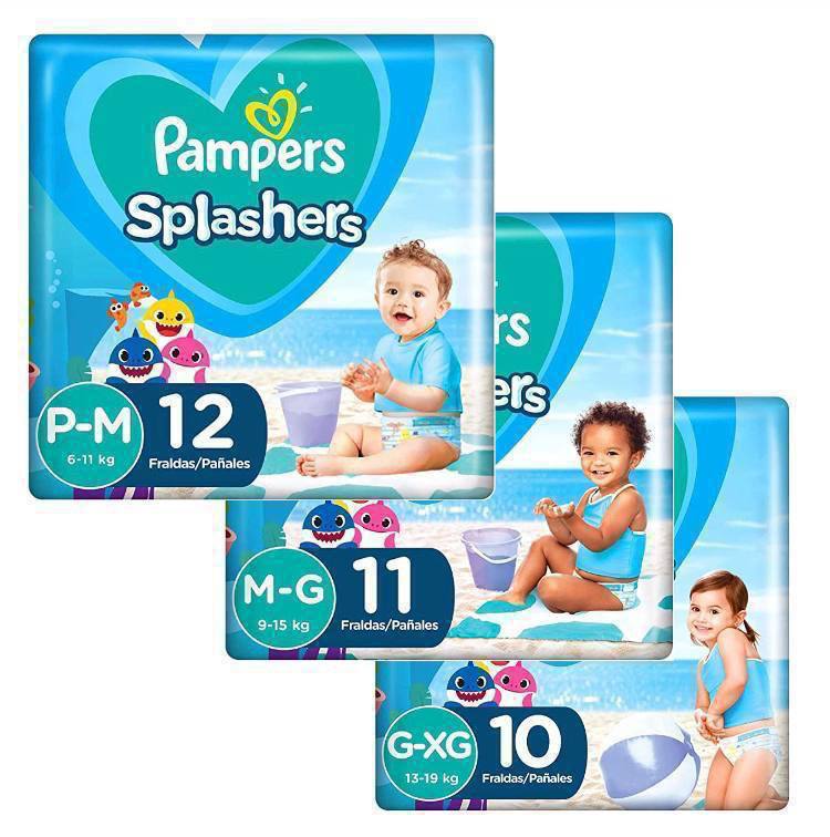 Fralda Pampers Splashers para Água