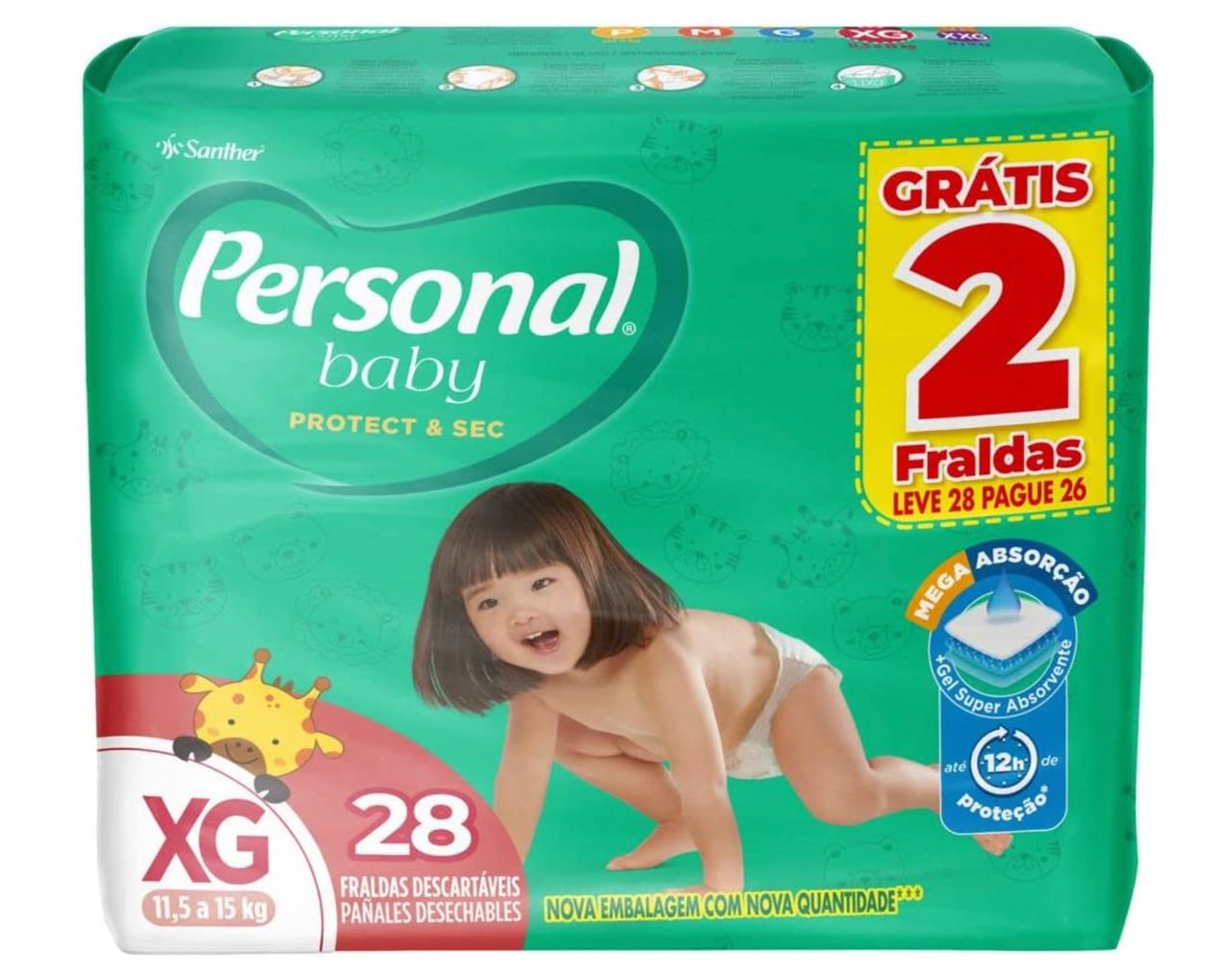 Fralda Personal Baby Protect&Sec