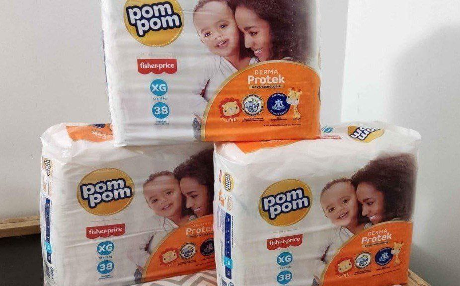 Fralda Pom Pom Derma Protek Mega XG 38 Unidades