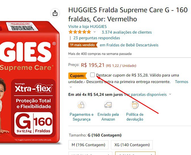 FRETE GRÁTIS - Marque o cupom para baixar o valor!!