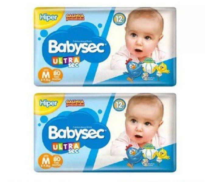 Kit Fraldas Babysec Ultrasec Galinha Pintadinha