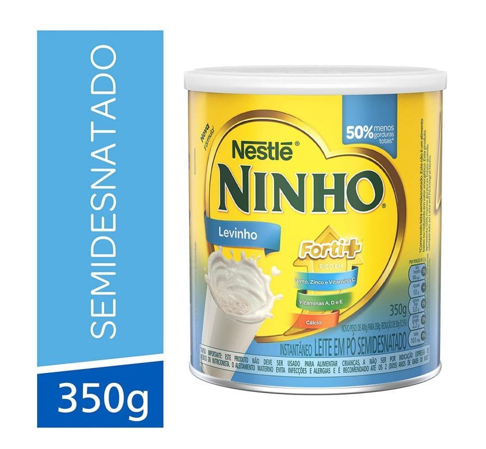 Leite Ninho Levinho Semi Desnatado 350g