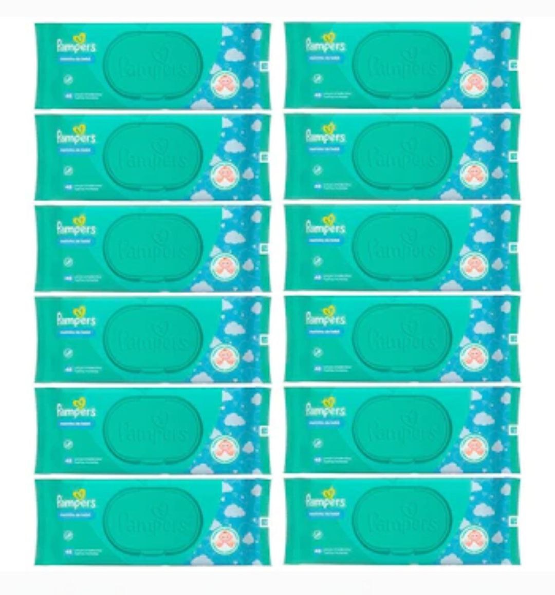 Lenços Umedecidos Pampers Cheirinho de Bebê - 576 Unidades