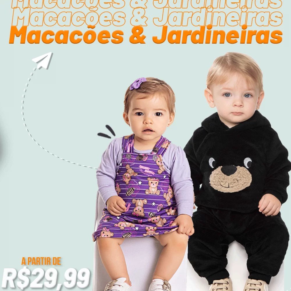 ✨Macacões e Jardineiras Infantis