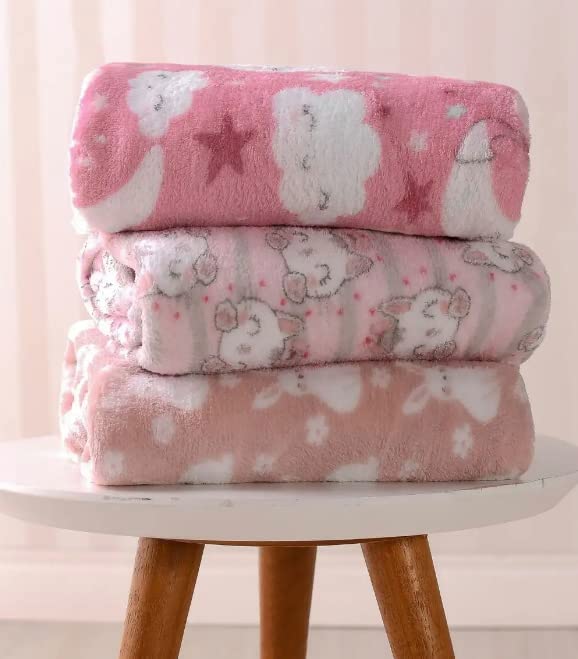 Manta Cobertor de Bebe Estampada 1,10 x 1,00m