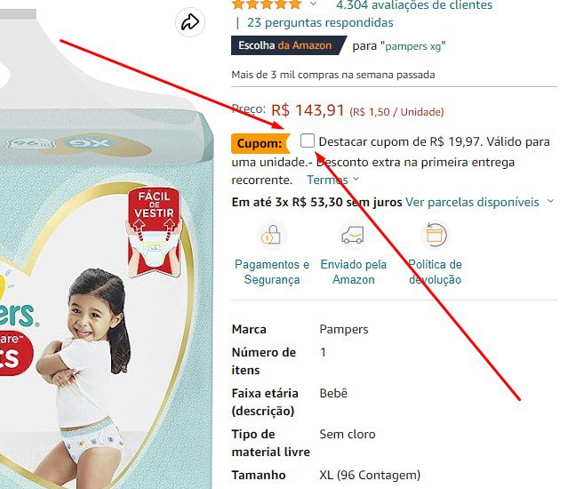 Marque o CUPOM - Veja a imagem!!!