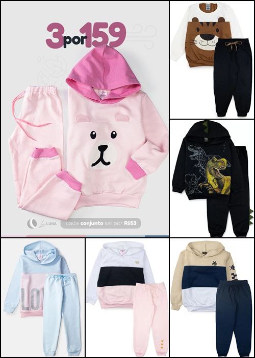 O frio já chegou, o guarda roupas da criançada está pronto? 🥶