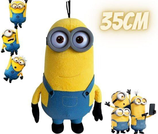 Pelúcia Minions Kevin Médio - 35cm - Fun Divirta-se, Amarelo