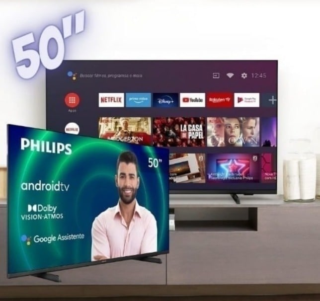 PREÇÃO, 50" 4K Philips❗️Parcelado em 10x