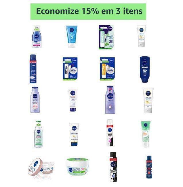 Produtos Nivea com desconto!