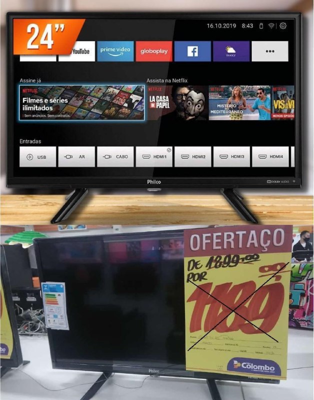 Smart TV 24” da Philco❗️
