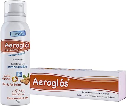 Spray Contínuo Preventivo De Assaduras, Aeroglós, 30G