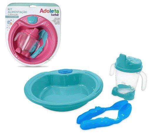 Adoleta Bebê Kit Alimentacao Colore