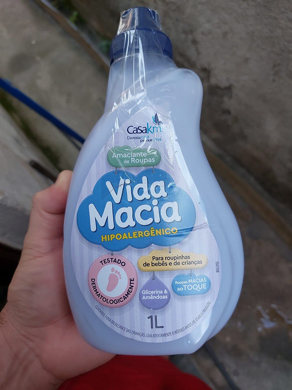 Amaciante Vida Macia Glicerina & Amêndoas 500ml
