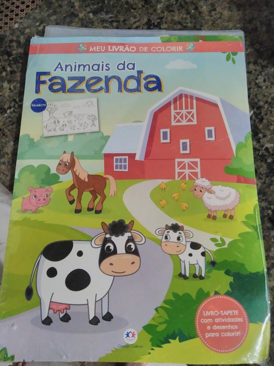 Animais da fazenda - Meu livrão de colorir