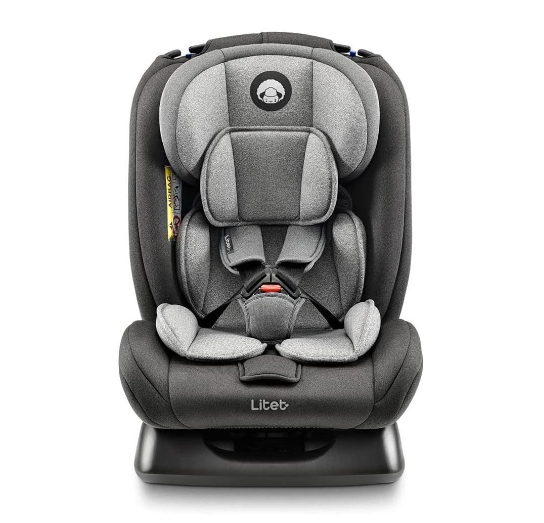 Cadeira Para Auto 0-36 Kg Litet Mass Preta e Cinza - BB458
