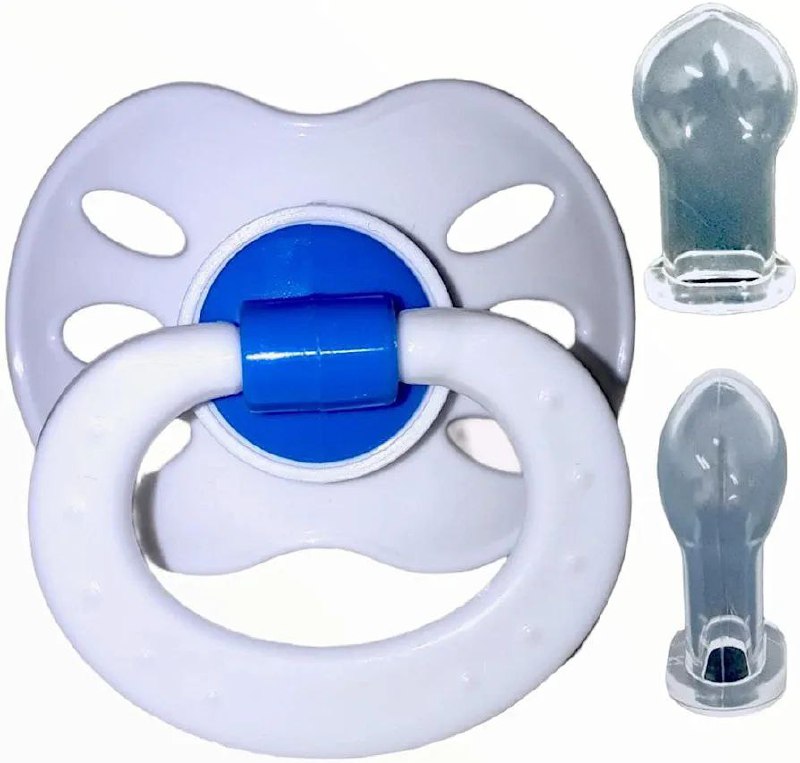 Chupeta Plus Bico Simetrico de Silicone LB Tamanho 2, Sonne, Azu