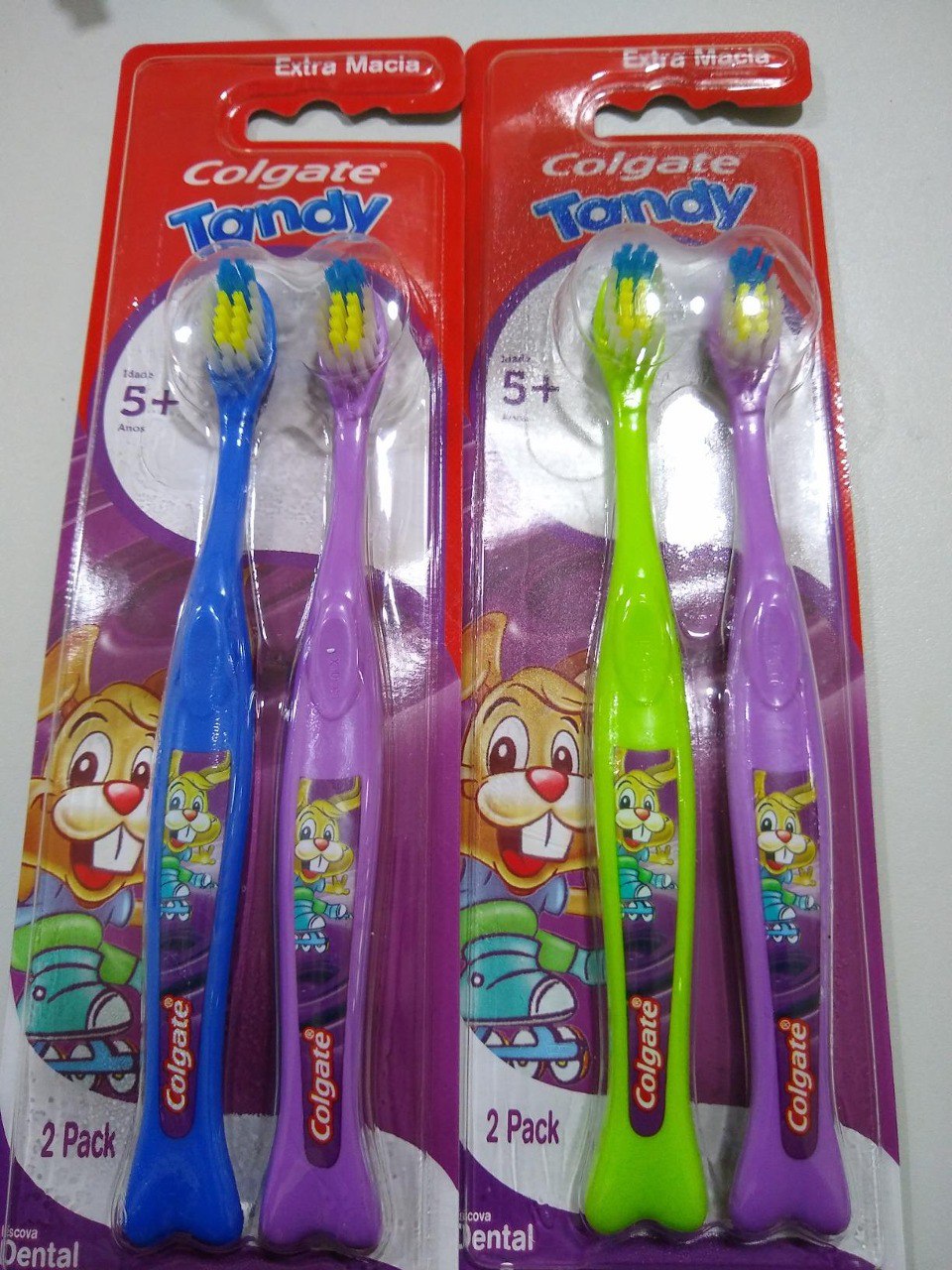 Colgate Escova Dental Tandy 2 Unidades, Cores Sortidos