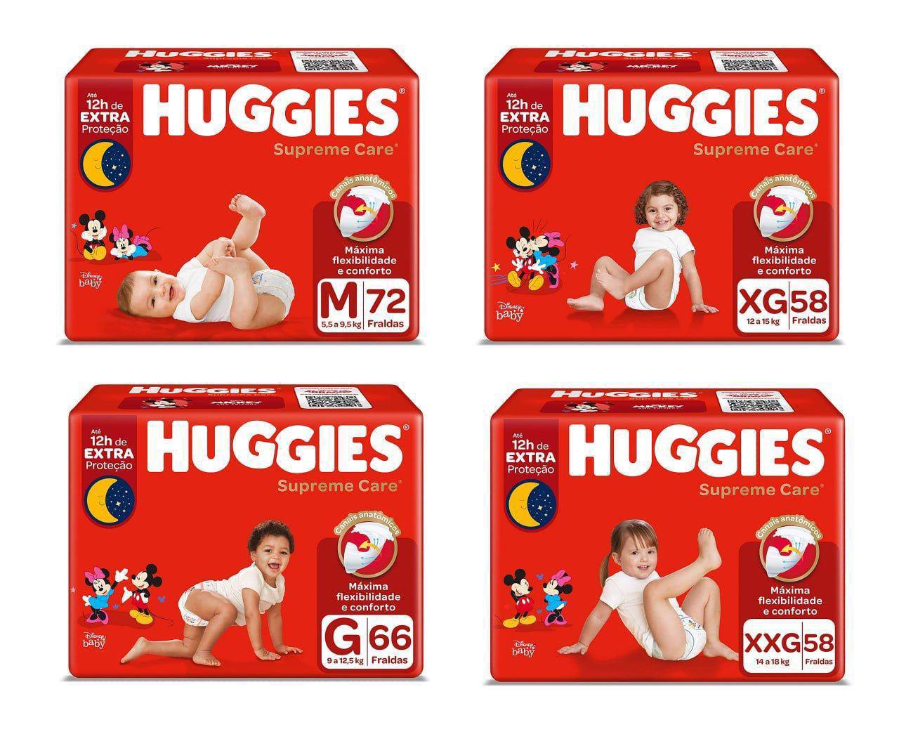Fralda Huggies Supreme Care