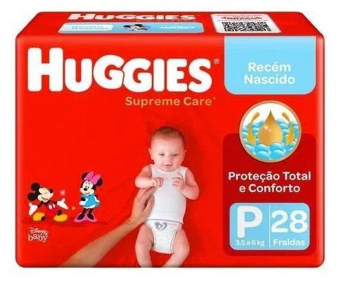 Fralda Huggies Supreme Care P 28 Unidades