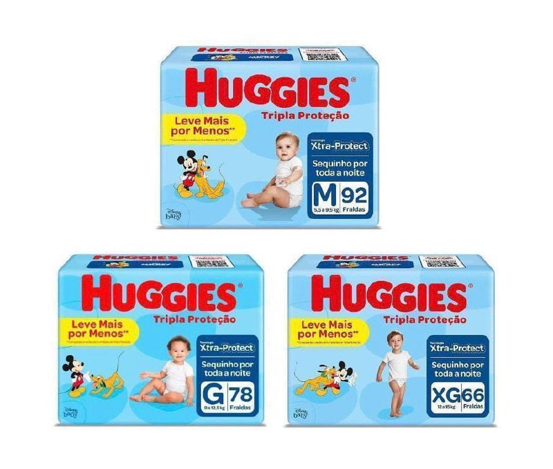 Fralda Huggies Tripla Proteção