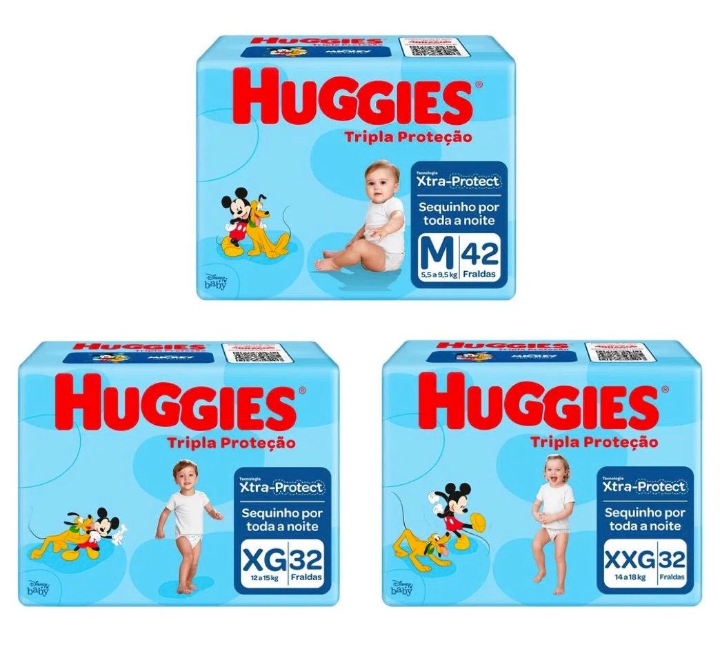 Fralda Huggies Tripla Proteção
