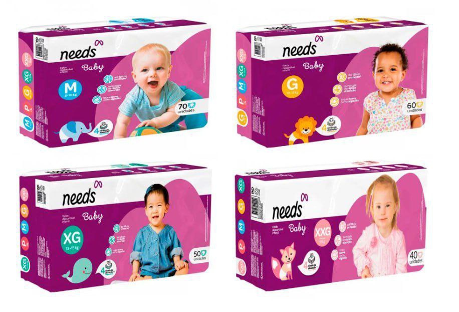 Fralda Needs Baby Mega