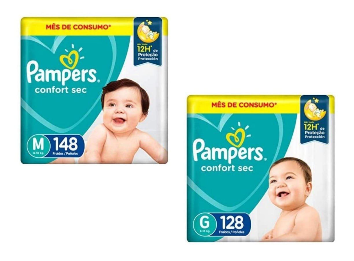 Fralda Pampers Confort Sec