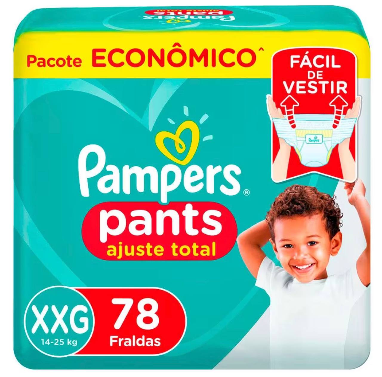 Fralda Pampers Pants Ajuste Total