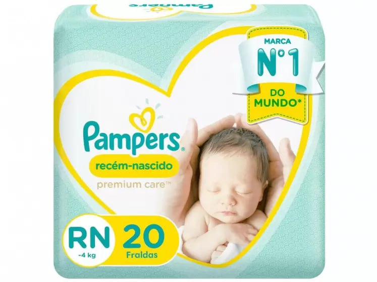 Fralda Pampers Premium Care Rn Em Promoção No Mamãe Pechincha