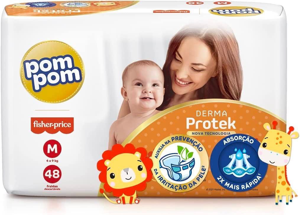 Fralda Pom Pom Derma Protek